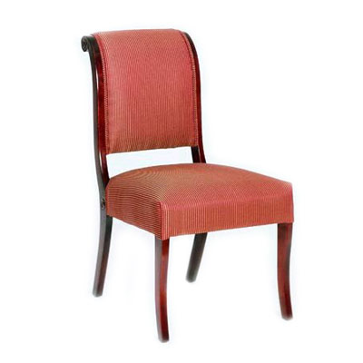 Scroll Back Side Chair